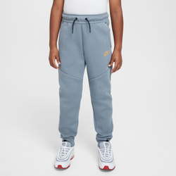 Boys' Grade School - Nike Tech Fleece Pants - Metallic Gold/Black/Cool Grey