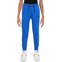 Boys' Grade School - Nike Tech Fleece Pants - Game Royal/Black
