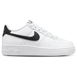 Boys' Grade School - Nike Air Force 1 Low - Black/White