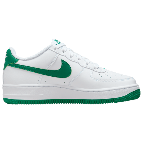 

Nike Boys Nike Air Force 1 Low - Boys' Grade School Basketball Shoes White/Malachite Size 4.0