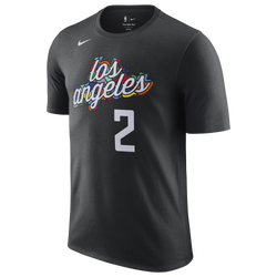 Men's - Nike NBA City Edition Name & Number T-Shirt - Black/White