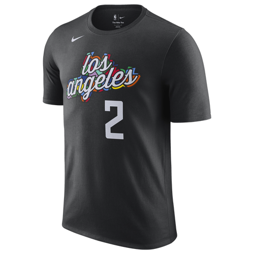 

Nike Mens Kawhi Leonard Nike NBA City Edition Name & Number T-Shirt - Mens White/Black Size XL