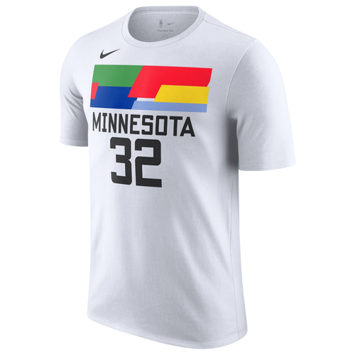 

Nike Mens Karl-Anthony Towns Nike NBA City Edition Name & Number T-Shirt - Mens White/Multi Size XXL