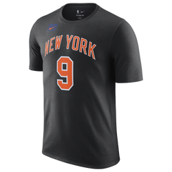 Men's - Nike Knicks City Edition Name & Number T-Shirt - Black/Orange
