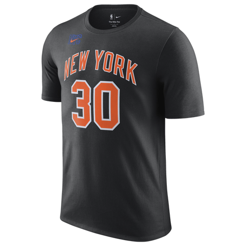

Nike Mens Julius Randle Nike Knicks City Edition Name & Number T-Shirt - Mens Black/Orange Size XXL