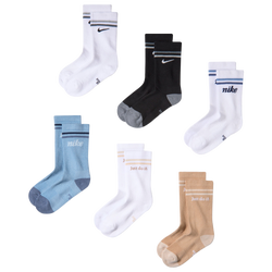 Boys' Grade School - Nike 6 Pack Cushioned Crew Socks - White/Anthracite/Black