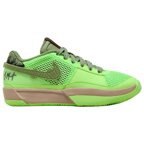 

Boys Nike Nike Ja 1 Halloween - Boys' Grade School Basketball Shoe Black/Hemp/Lime Blast Size 01.0