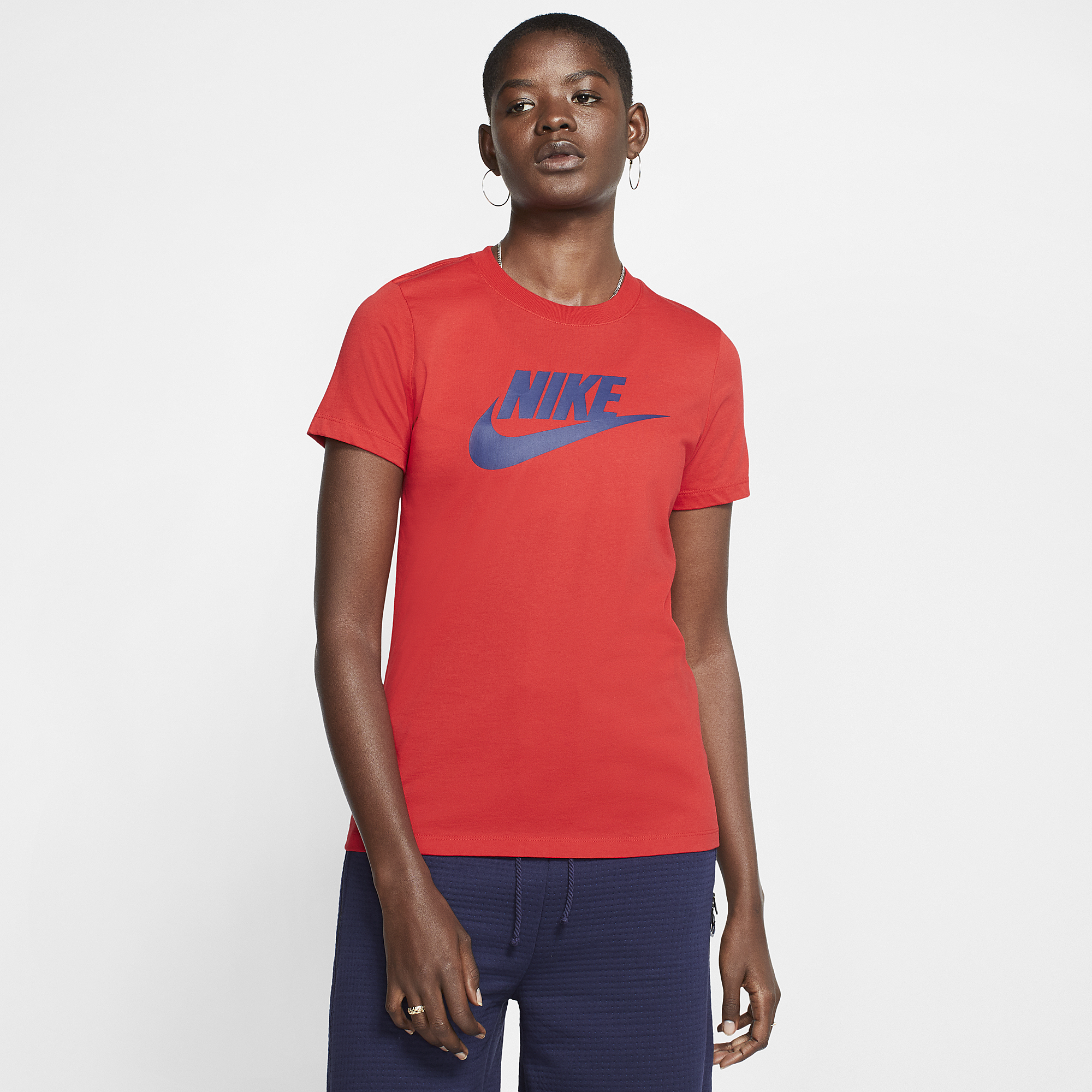 red nike tops womens