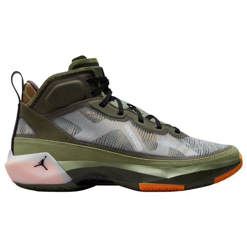 

Jordan Mens Jordan Air Jordan XXXVII Undefeated - Mens Basketball Shoes Orange/Green Size 10.0