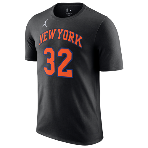 Nike Knicks Essential Statement N&N T-Shirt - Nike Black/Orange