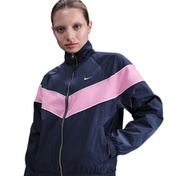 Women's - Nike Windrunner Woven Full-Zip Jacket - Midnight Navy/Sail/Playful Pink