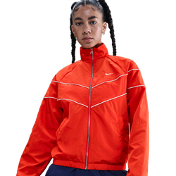 Women's - Nike Windrunner Woven Full-Zip Jacket - Picante Red/Sail/Sail