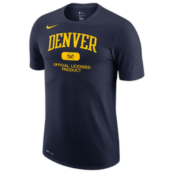 Men's - Nike Nuggets Essential Heritage Performance T-Shirt - Navy