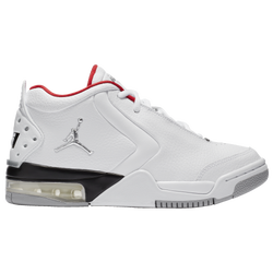 Boys' Grade School - Jordan Big Fund - White/Metallic Silver/Black