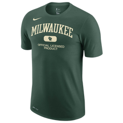 Men's - Nike Bucks Essential Heritage Performance T-Shirt - Hunter Green