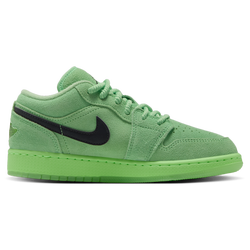 Boys' Grade School - Jordan Air Jordan 1 Low SE - Lime Blast/Anthracite/Lime Blast