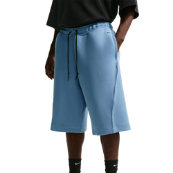 Men's - Nike Tech Fleece Shorts - Work Blue/Black