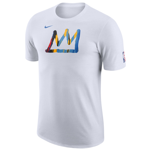 

Nike Mens Nike Nets Warm-Up T-Shirt - Mens White/Multi Size M
