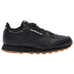 Boys' Preschool - Reebok Classic Leather - Black/Gum