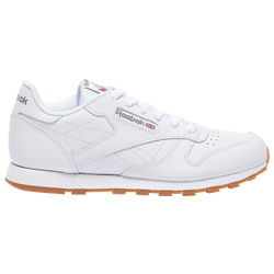 Boys' Grade School - Reebok Classic Leather - White/Gum