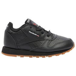 Boys' Toddler - Reebok Classic Leather - Black/Gum