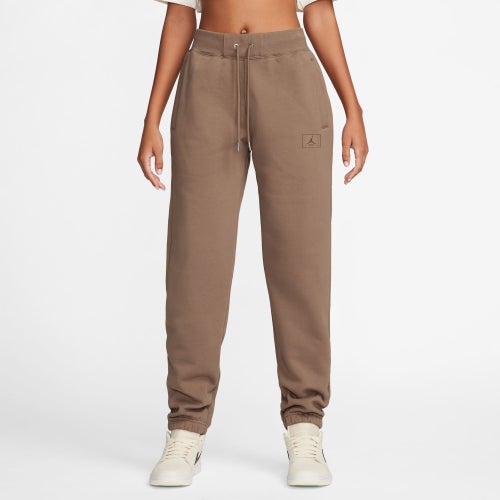 WOMENS - Jordan Flight Fleece Pants 24 - Brown