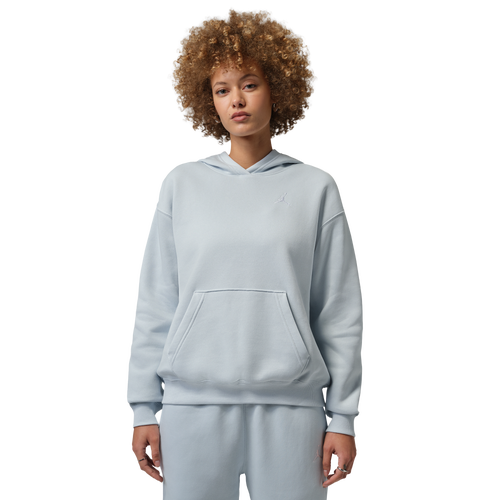 WOMENS - Jordan Brooklyn Fleece Pullover 24 - Aura/White