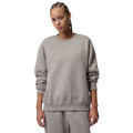 Jordan Brooklyn Fleece Crew - Jordan Enigma Stone/White