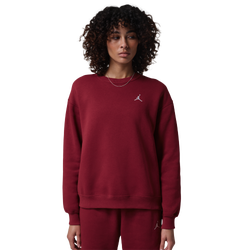 Women's - Jordan Brooklyn Fleece Crew - Team Red/White