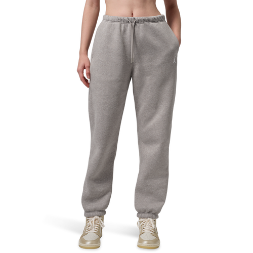 Jordan Brooklyn Fleece Pants - Jordan White/Enigma Stone