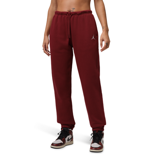 Jordan Brooklyn Fleece Pants - Jordan Team Red/White