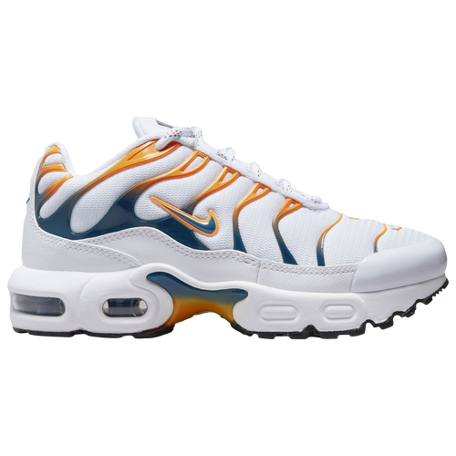 

Nike Boys Nike Air Max Plus - Boys' Preschool Running Shoes White/Marina/Kumquat Size 11.0