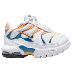 Boys' Toddler - Nike Air Max Plus - White/Marina/Kumquat