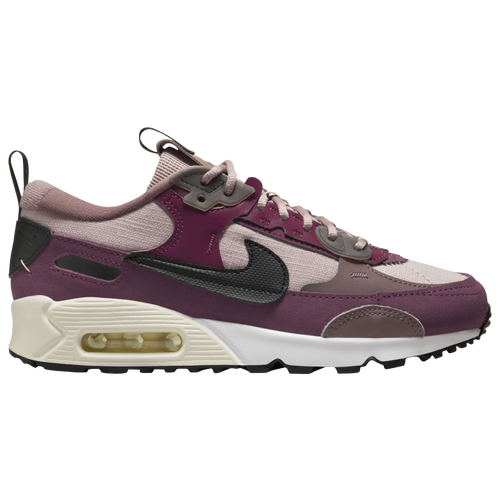 NIKE Air Max 90 Futura crystal-embellished leather and mesh sneakers