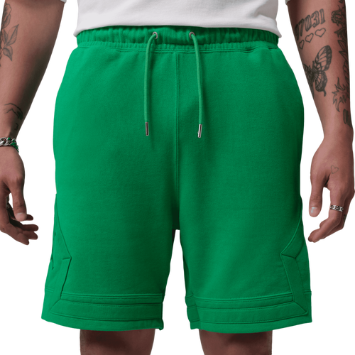 MENS - Jordan Flight Fleece Diamond Shorts - Lucky Green/Black