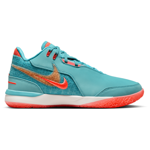

Nike Mens Nike LeBron XXI Prime Pearl/Z - Mens Basketball Shoes Pink/Blue/Green Size 12.5