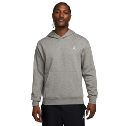 Men's - Jordan Brooklyn Fleece Pullover - Grey Heather/White