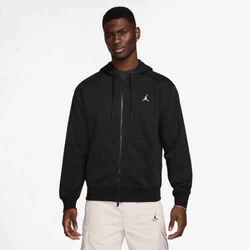 

Jordan Mens Jordan Brooklyn Fleece Full-Zip - Mens Black/White Size XXL