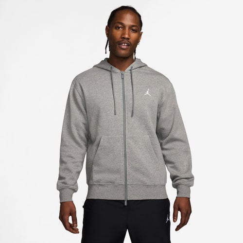 

Jordan Mens Jordan Brooklyn Fleece Full-Zip - Mens Gray/White Size S