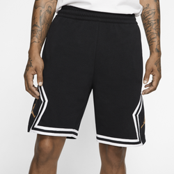 Men's - Jordan Jumpman Fleece Diamond Shorts - Black/Metallic Gold