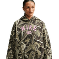 Nike Studio Fleece Oversized Pullover Hoodie - Nike Camo/Pink