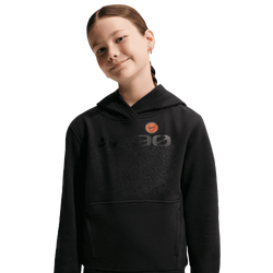 Boys' Grade School - Nike Anamalia Fleece Hoodie - Black/White