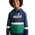 Nike NSW Club Fleece BB Hoodie - Boys' Grade School Midnight Navy/Green Noise/Coconut Milk