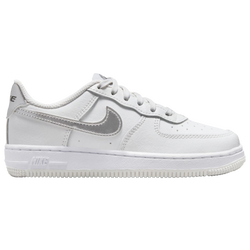 Boys' Preschool - Nike Air Force 1 EasyOn SE - Grey/White/Silver