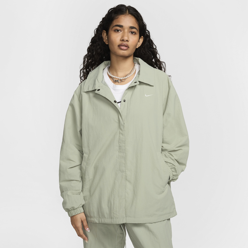 

Nike Womens Nike NSW Essentials Woven UV Coaches Jacket - Womens Jade Horizon/Sail Size XS