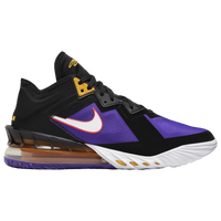 Black/White/Fierce Purple- Nike Lebron Xviii Low-bk/wh/pu