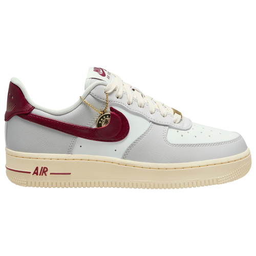Nike Air Force 1 07 LV8 Leather White, Purple and Red Sneaker Editorial  Stock Image - Image of exercise, kicks: 181758954