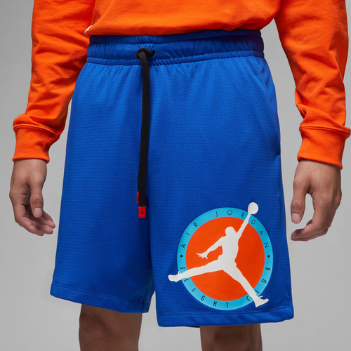 Jordan Men's  Flight Mvp Mesh Shorts In Blue/white