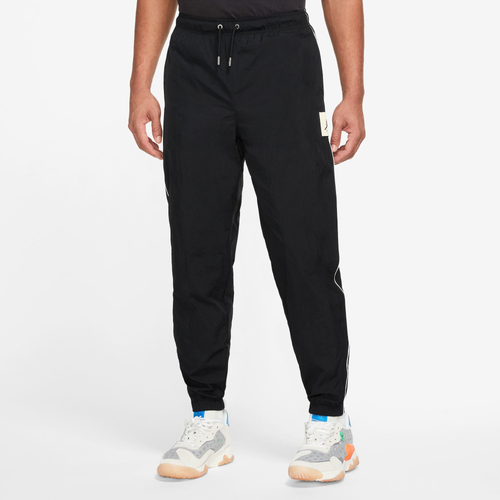 

Jordan Mens Jordan Essential Statement Warm-Up Pants - Mens Black/Black Size M