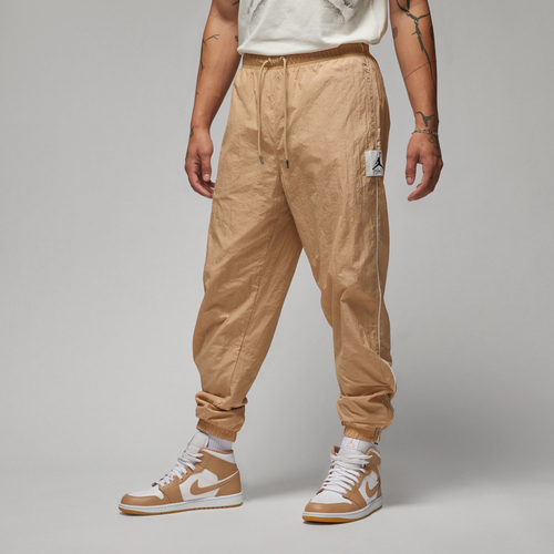 Jordan Mens  Essential Warm-up Pants In Desert/pale Ivory